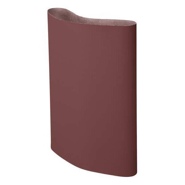 Sanding Belt, Coated, 37 in W, 60 in L, 100 Grit, Fine, Aluminum Oxide, 341D, Brown