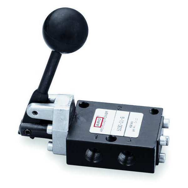 Manual Air Control Valve, 3-Way, 1/8in NPT