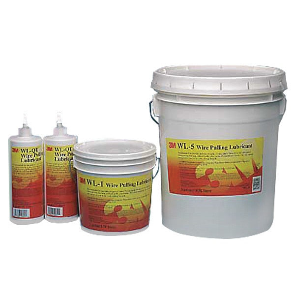5 gal Cable and Wire Pulling Lubricants Bucket Translucent White