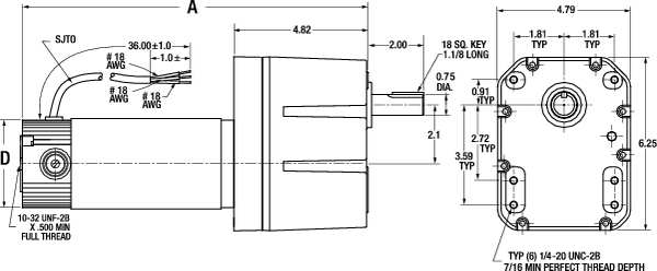 DC Gearmotor, 710 in-lb Max. Torque, 6.5 RPM Nameplate RPM, 90V DC Voltage