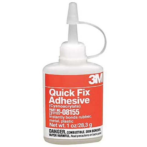Instant Adhesive, 8155 Series, Clear, 1 oz, Bottle