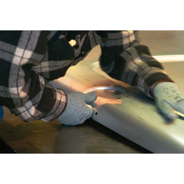 Cut Resistant Gloves, A4 Cut Level, Uncoated, L, 1 PR
