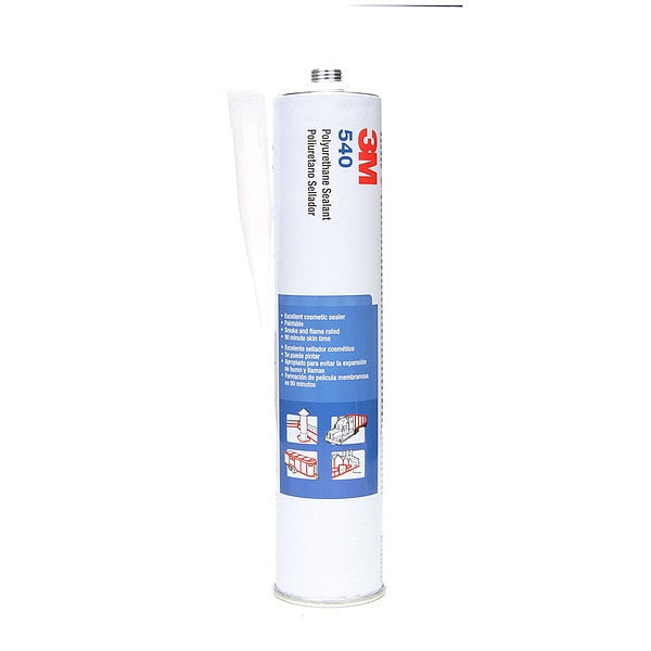 Sealant, 400 mL, SausaPack, White, Polyurethane Base, 12 PK