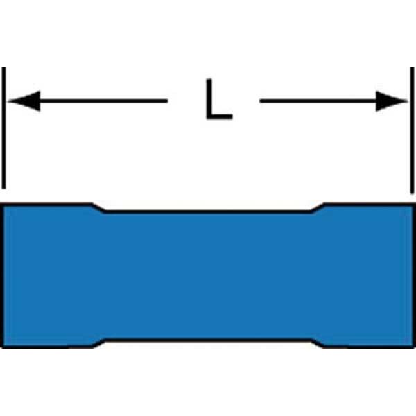 Butt Splice Connector, 16-14 AWG, PK1000