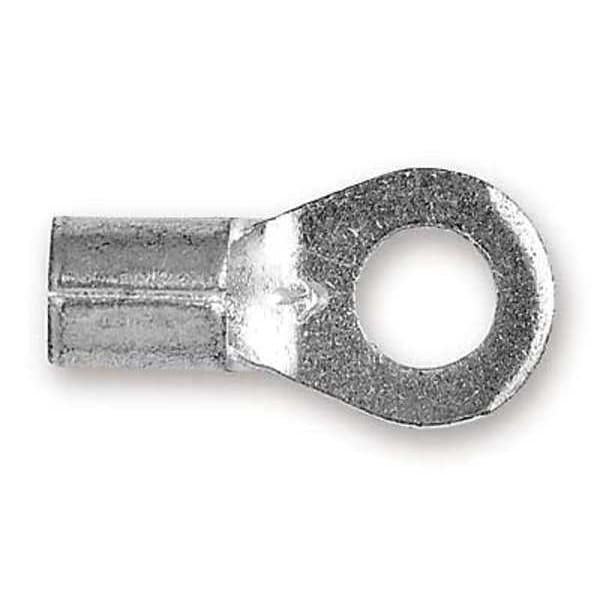 4 AWG Non-Insulated Ring Terminal 1/4
