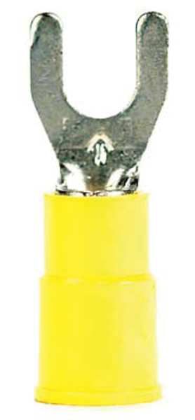 12-10 AWG Vinyl Fork Terminal #10 Stud PK500