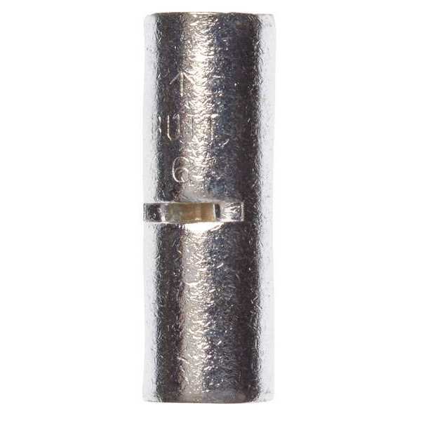 Butt Splice Connector, 6 AWG, PK200