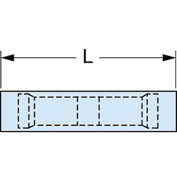 Butt Splice Connector, 16-14 AWG, PK1000