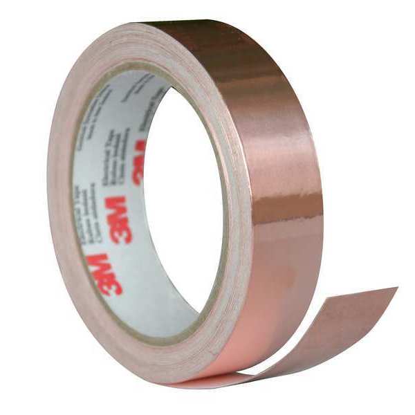 Foil Tape, 3/8 In. x 18 Yd., Copper, PK24