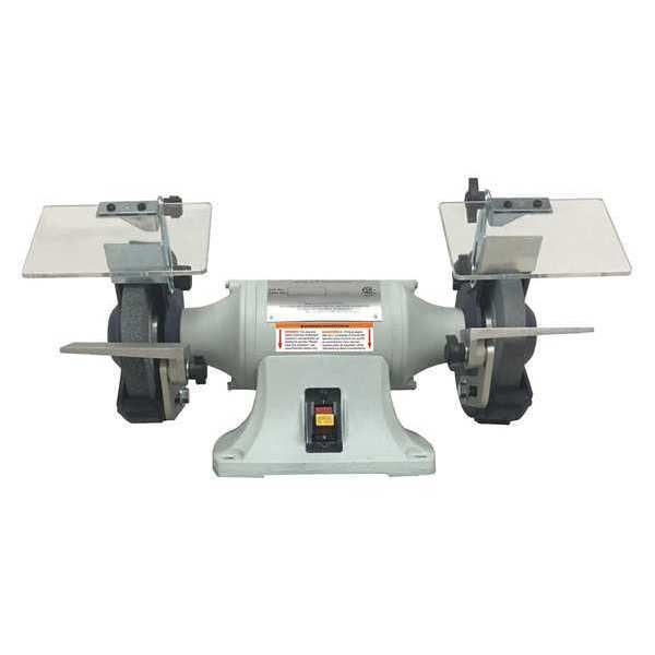 Bench Grinder, 6 in Max. Wheel Dia, 5/8 in Max. Wheel Thickness, 36/60 Grinding Wheel Grit
