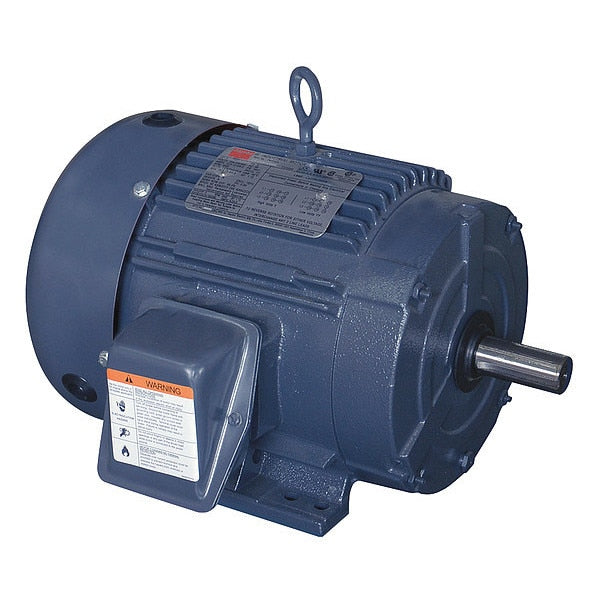 3-Phase General Purpose Motor, 5 HP, 184T Frame, 230/460V AC Voltage, 1,750 Nameplate RPM