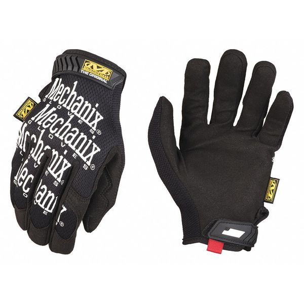 Mechanics Gloves, 2XL, Black, Seamless, Trekdry(R)