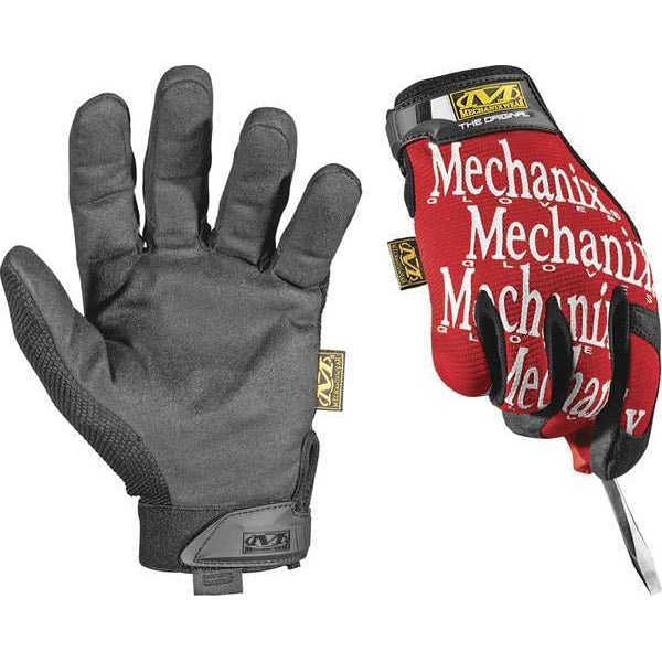 Mechanics Gloves, XL, Red, Seamless, Form Fitting Trek Dry(R)