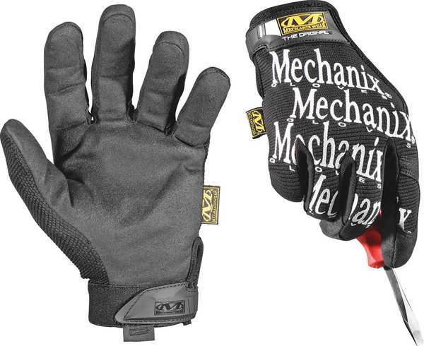 Mechanics Gloves, M, Black, Seamless, Trekdry(R)