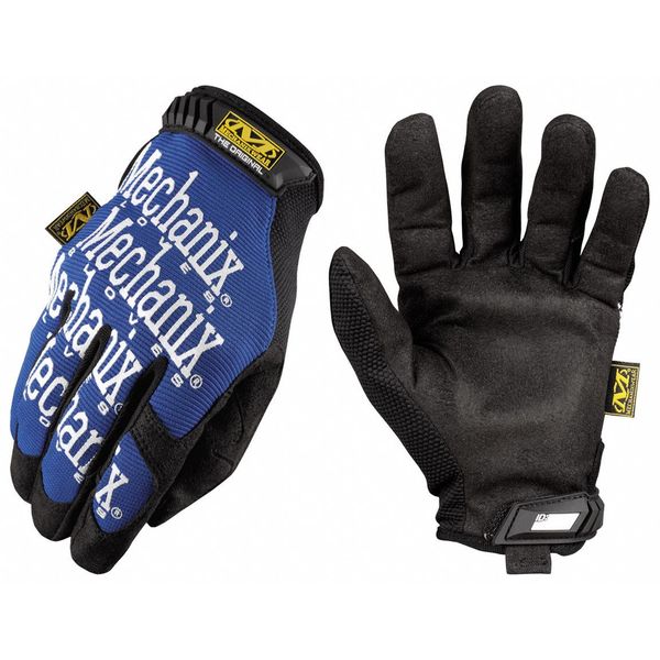 Mechanics Gloves, XL, Blue, Seamless, Form Fitting Trek Dry(R)