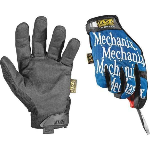 Mechanics Gloves, XL, Blue, Seamless, Form Fitting Trek Dry(R)