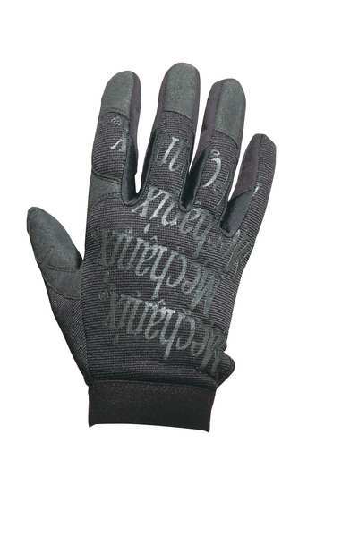 Mechanics Gloves, 2XL, Black, Seamless, Trekdry(R)