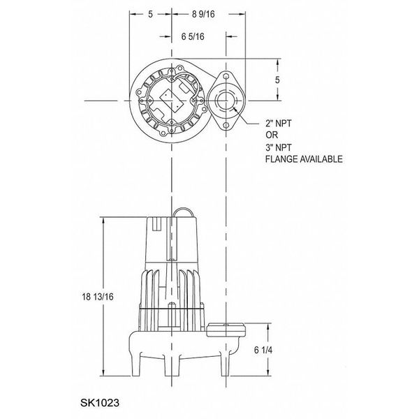 Waste-Mate 1/2 HP 3