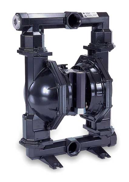 Double Diaphragm Pump, Stainless steel, Air Operated, Santoprene