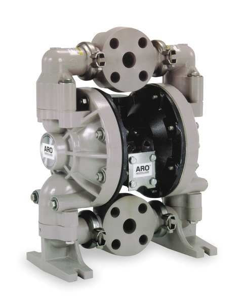 Double Diaphragm Pump, Polypropylene, Air Operated, PTFE, 47 GPM