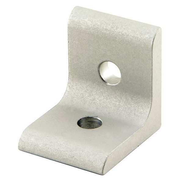 Inside Corner Bracket, 2 Mounting Holes, 1-1/2 in L, 1-5/16 in W, Aluminum, 15 Series