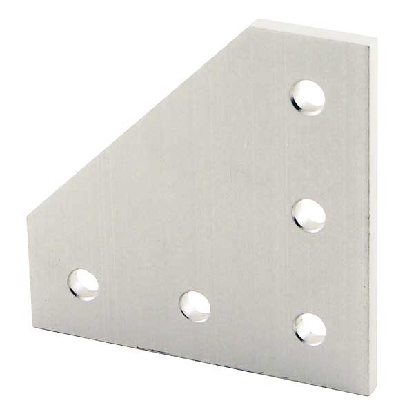 Joining Plate, 5 Hole, 90 Deg, For 10S