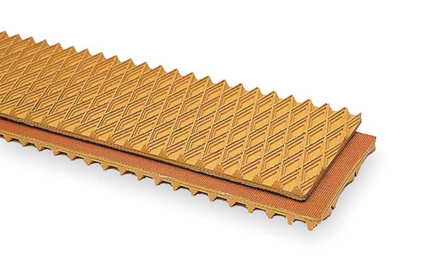 Conveyor Belt, Tan Rubber, 50 Ft x 6 In