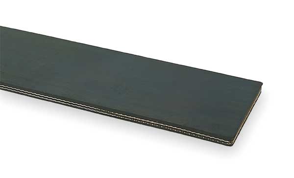 Conveyor Belt, Blk Rubber, 50 Ft x 24 In