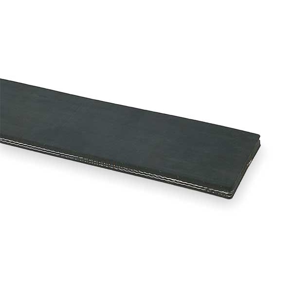 Conveyor Belt, Blk Rubber, 50 Ft x 18 In