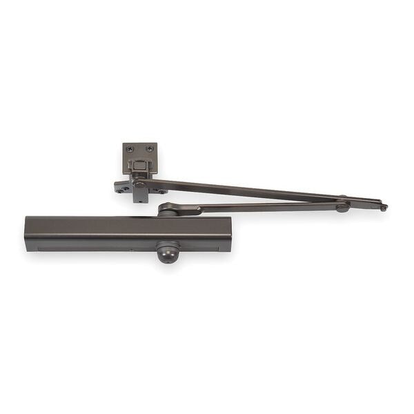 Manual Hydraulic Yale 3000 Door Closer Heavy Duty Interior and Exterior, Dark Bronze