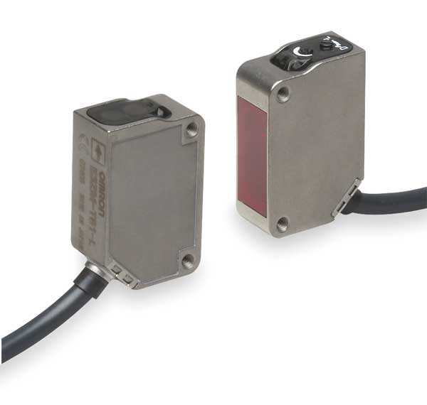 Photoelectric Sensor, Rectangle, Thru-Beam