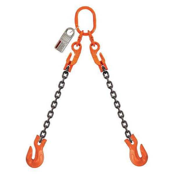 Chain Sling, G100, DOGXK, Alloy Steel, 10 ft