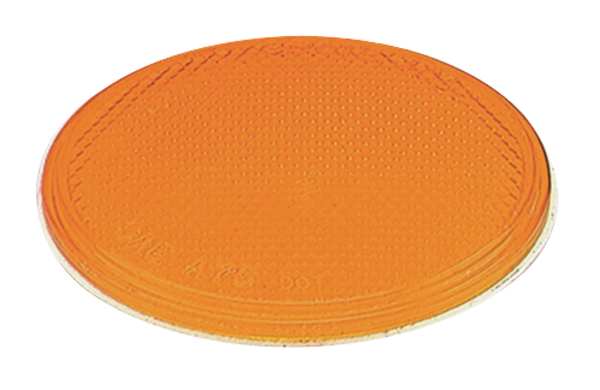 Reflector, Sealed, Stick-On, Yellow, Round