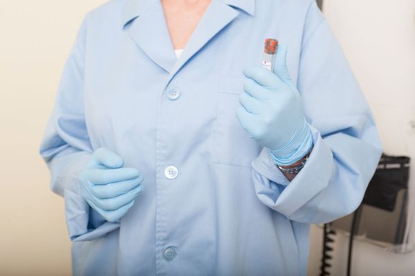 Disposable Gloves, Nitrile, Powder Free, Blue, S, 100 PK