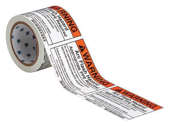 Arc Flash Protection Label, PK100, 52015
