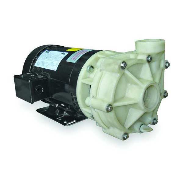 Centrifugal Pump, 2 HP, 3 Ph, 208-230/460V, Width: 7 5/8 in
