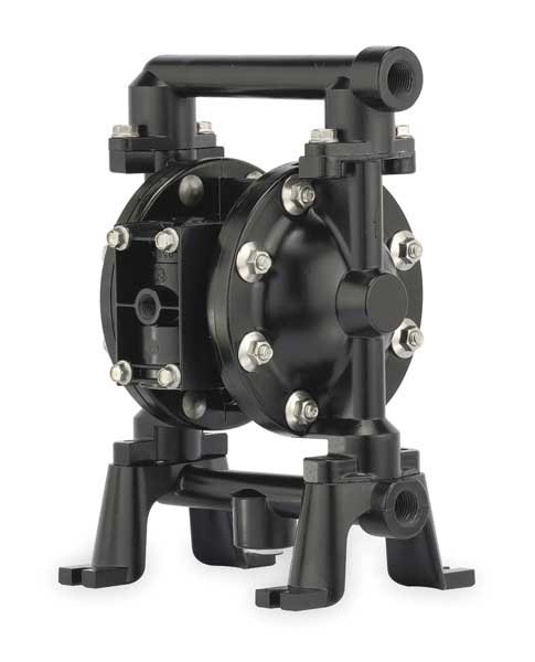 Double Diaphragm Pump, Aluminum, Air Operated, Viton, 75 GPM