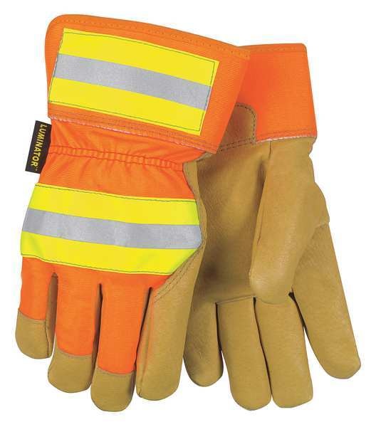 Hi-Vis Cold Protection Gloves, Thermosock Lining, M
