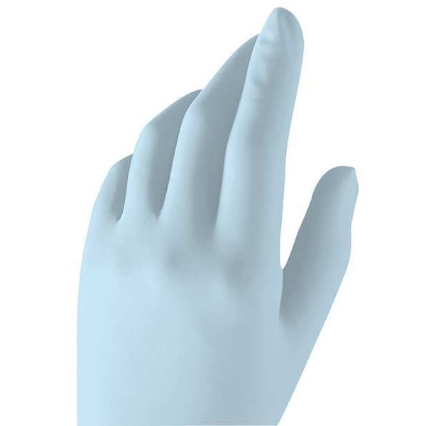 Disposable Gloves, Nitrile, Powder Free, Blue, M, 200 PK
