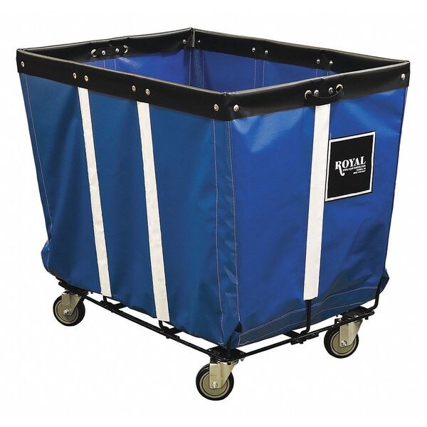 Bskt Truck, 600lb, Blue, Vinyl, Steel, Rubber