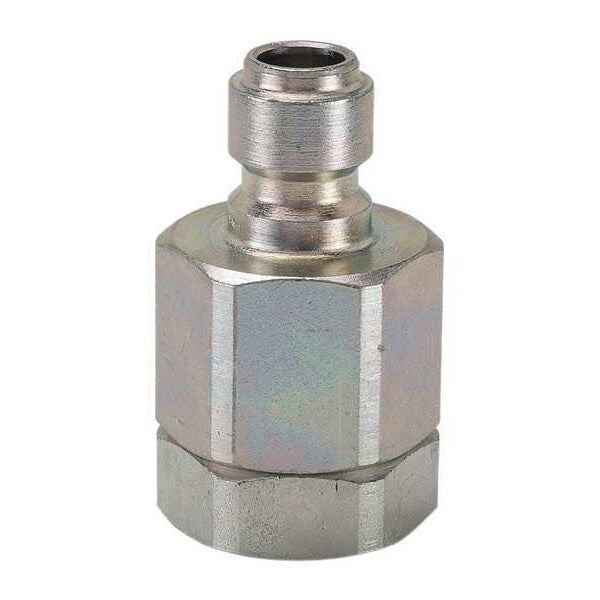 Hydraulic Quick Connect Hose Coupling, Steel Body, Ball Lock, 3/8