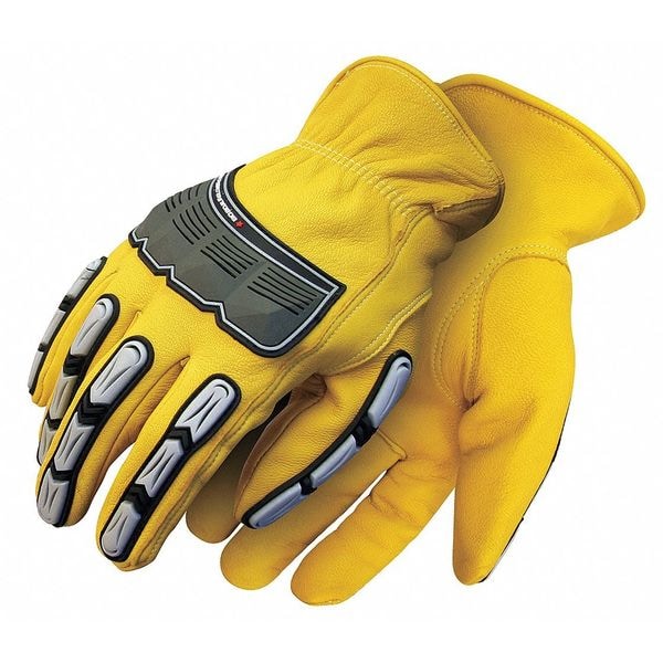 Grain Goatskin Driver Back Hand Protection Lined Thinsulate, Shrink Wrapped, Size X2L