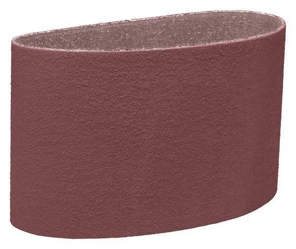 Sanding Belt, Coated, 6 in W, 48 in L, 24 Grit, Extra Coarse, Aluminum Oxide, 341D, Brown
