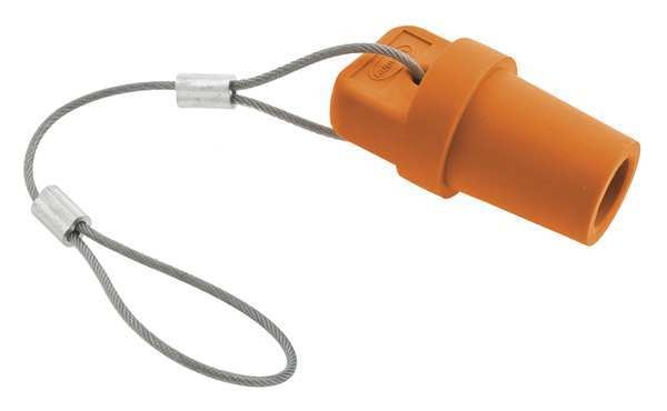 Single Pole Connector Cover, Male, Orange