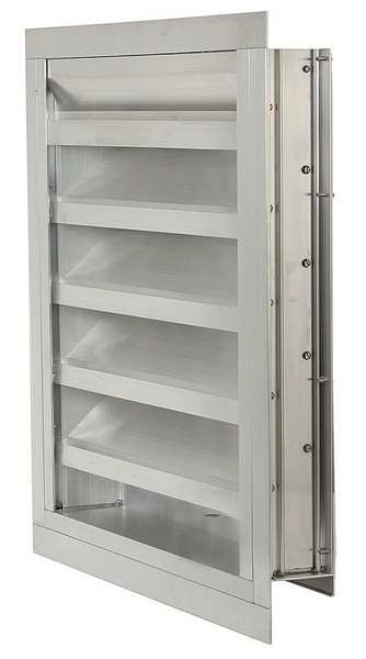 Louver Damper, Adjustable, 18H x 18W