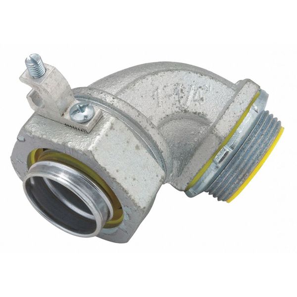 Liquidtight Conn, Ground Lug, 90 deg., 2