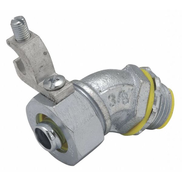 Liquidtight Conn, Ground Lug, 45 deg., 2