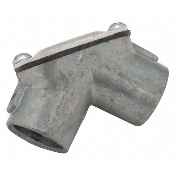 Handy Ell Coupling, Rgd, 90, 1-1/4, Zinc