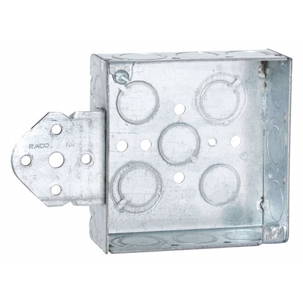 Box, 4 SQ, Weld, 1-1/2 Dp, B-Brkt 1/2-3/4