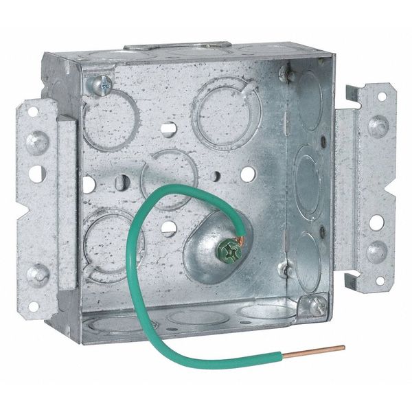 Box, 4 SQ, 1-1/2 Dp, Mbrkt Pgtal 1/2-3/4